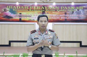 Kapolda Sulut ajak personel memaknai Paskah dengan semangat bertugas