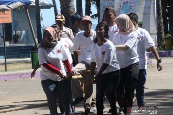 BPBD NTT gelar simulasi penanggulangan bencana di Pantai Lasiana