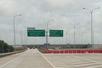 Tol fungsional Terbanggi Besar-Kayu Agung dioperasikan jelang arus mudik