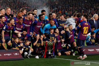 Ini  klasemen Liga Spanyol, Barcelona  pastikan gelar juara