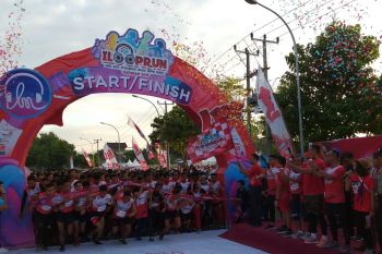 Ribuan pelari ikuti "I Loop Run" Telkomsel Lombok