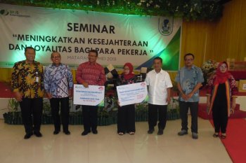 BPJS Ketenagakerjaan NTB memperingati Hari Buruh dengan seminar