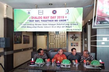 Pemprov Sulbar-Serikat Buruh gelar dialog Hari Buruh
