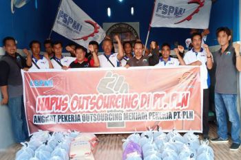 Aksi FSPMI Kapuas di May Day