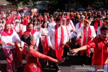 Rayakan HUT Kota Semarang, puluhan ribu orang joget Semarangan