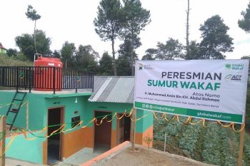 ACT bangun sembilan sumur wakaf di Sumbar