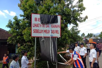 Kemenhub: Pemasangan rambu kurangi angka kecelakaan perlintasan KA