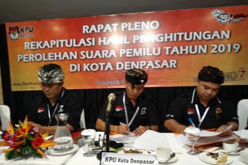 Jokowi-Ma'ruf Amin raup 89,55 persen suara pemilih di Kota Denpasar