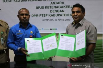 Bukti kepesertaan BPJS-TK jadi syarat pengurusan izin di Keerom