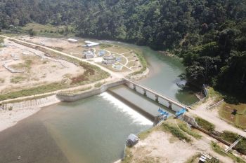 Bendungan Sawah Laweh Pesisir Selatan mampu mengairi 3.300 hektare sawah