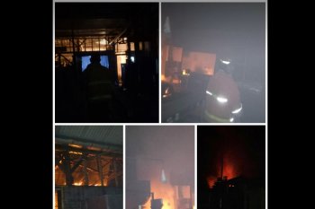 Kebakaran pabrik mi Tulungagung diduga dari tungku penggorengan