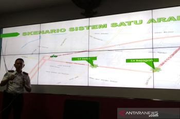 Akses jalan menuju Pasar Kliwon Kudus kembali searah