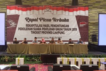 Jokowi-Amin unggul 59,3 persen, Prabowo-Sandi 40,7 persen di Lampung