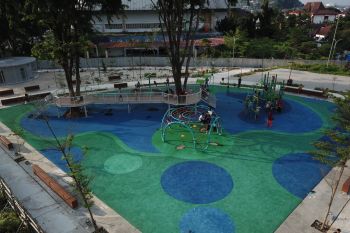 Taman Gajah Bandarlampung tempat favorit menunggu waktu buka puasa