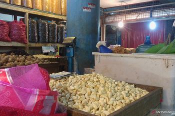 Harga bawang putih di Pasar Raya Padang akhirnya turun