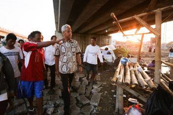Gubernur kawal pembangunan hunian sementara warga Tambakrejo Semarang