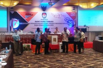 Jokowi-Amin raih suara terbanyak di 27 kabupaten di Papua
