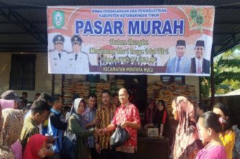 Pasar murah Kotim belum mampu penuhi tingginya permintaan masyarakat