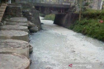 Sungai dekat pemukiman warga Jembrana tercemar limbah