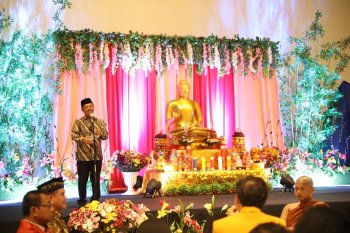 Buka puasa diselenggarakan Permabudhi, dihadiri Sekda Kota Makassar