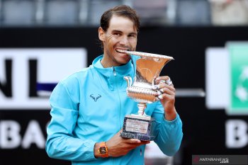 Nadal menghentikan Novak Djokovic untuk juarai Italia Open