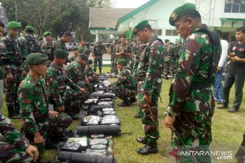 Personel Korem 042/Garuda Putih disiagakan