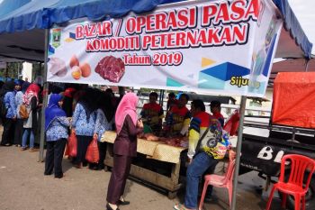Dinas Pertanian gelar operasi pasar komoditas peternakan, ringankan beban masyarakat