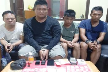 Empat pengedar sabu di Palangka Raya dibekuk