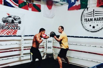 Daud Yordan menjalani latihan teknik