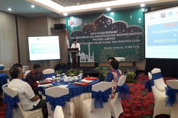 OJK Lampung berikan tips hindari pinjaman online dan investasi ilegal