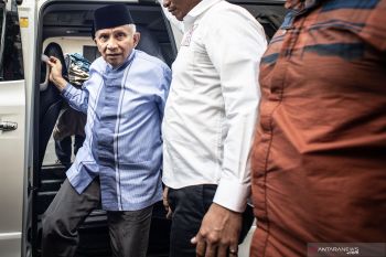 Amien Rais penuhi panggilan Polda Metro Jaya terkait kasus Eggi