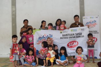 ACT DIY berbagi 500 susu pertumbuhan untuk anak usia sekolah