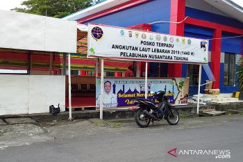 Pelabuhan laut Tahuna dirikan posko Lebaran