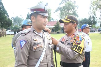 Polres Lampung Barat siagakan empat posko pengamanan di daerah rawan