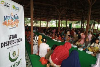 ACT-Hayrat Turki buka puasa bersama penyintas gempa Lombok