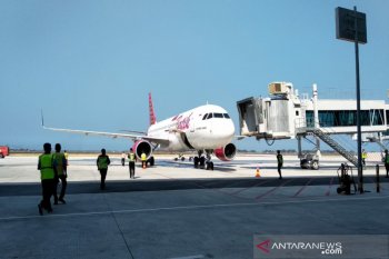 Pendaratan perdana Batik Air di Bandara Internasional Yogyakarta