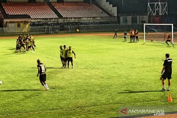 Liga 1 - Persipura latihan umpan silang jelang lawan PSS Sleman