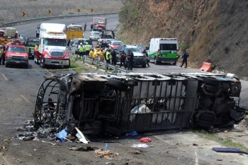 20 orang hangus terbakar akibat kecelakaan di Meksiko