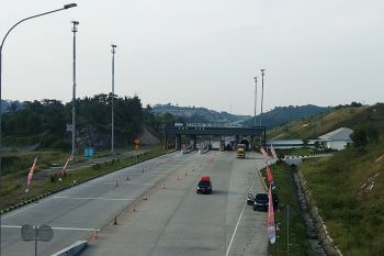 Jelang Lebaran, pintu masuk tol Bakauheni masih sepi