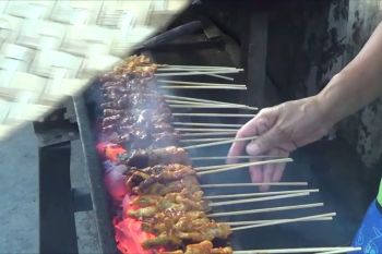 Sate susu, menu favorit berbuka puasa di Bali