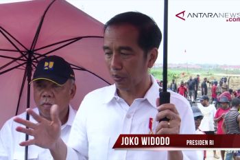 Presiden Jokowi Tinjau Lokasi Bukit Soeharto (Video)