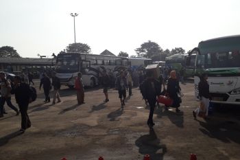 Puncak arus mudik H-4 di Terminal Rajabasa capai 12.000 penumpang