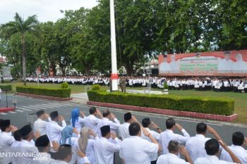 Gubernur apresiasi kehadiran ASN di upacara Harla Pancasila