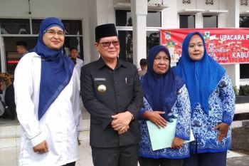 Pemudik numpang upacara Harlah Pancasila di Muratara