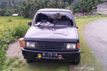 Warga rusak mobil patroli polisi di Nagan Raya Aceh
