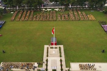 Meski libur, ASN Kota Magelang tetap upacara Hari Lahir Pancasila