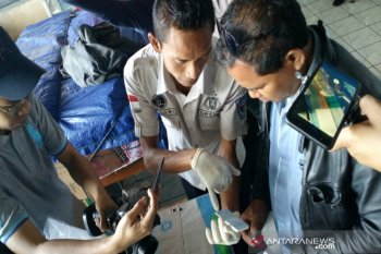 Polres Gunung Kidul melakukan tes urine sopir angkutan umum