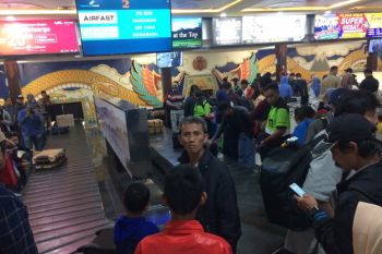 Pemudik Lebaran 2019 di Bandara Adisutjipto turun