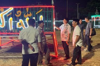 Pj Wali kota Makassar tinjau lokasi Shalat Idul Fitri
