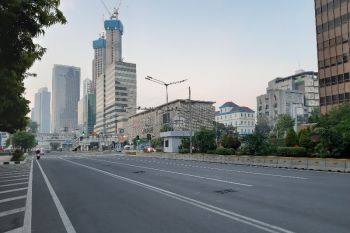 Kondisi lalu lintas Jakarta sepi dan lancar di Hari Raya Idul Fitri